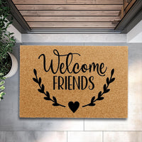 Doormat Welcome Friends - Welcome Mat Funny Mat Door Mat Doormats Coir Mat Home Gifts Front Door Mat Gift For Him Gifts For Him Love 3141zz