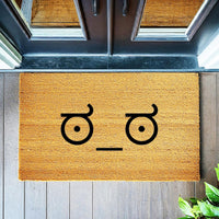 Doormat Look Of Disapproval ಠ_ಠ - Funny Unicode Meme Welcome Mat Funny Doormat - Funny Gift Home Doormat Funny Rug - Front Door Rug 1459zz - Made in Florida