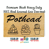 Doormat Pothead Funny Plant Decor Monstera Flowers Fucculent Plant Lady Houseplant Plants House Welcome Mat Botanical Cute Doormat 4065zz