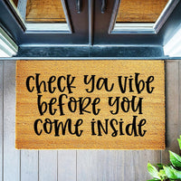 Doormat All Solicitors Will Be Taken To The Train Station - Funny Doormat - Go Away Funny Doormat Welcome Mat Funny No Soliciting 1862zz