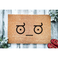 Doormat Look Of Disapproval ಠ_ಠ - Funny Unicode Meme Welcome Mat Funny Doormat - Funny Gift Home Doormat Funny Rug - Front Door Rug 1459zz - Made in Florida