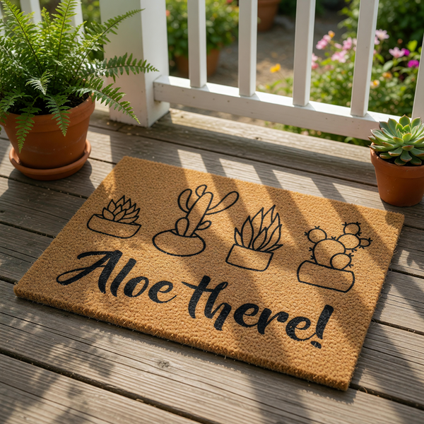 doormat, doormats, funny doormat, funny doormats, welcome mat, door mat, Cactus Doormat, Housewarming Gift, front door mat, new home gift, coir doormat, closing gift, welcome doormat