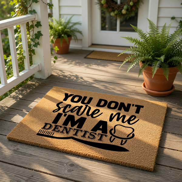 doormat, doormats, funny doormat, funny doormats, welcome mat, door mat, Dentist Gift, Dentist Doormat, Dental Office Decor, Dental Hygienist, Dental Assistant, Dental Student Gift, Dental Office Gifts