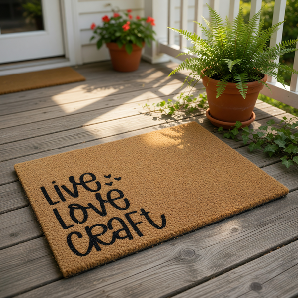 doormat, doormats, funny doormat, funny doormats, welcome mat, door mat, craft room decor, gift for crafter, Housewarming Gift, creative gift, welcome doormat, New Home Gift, Crafter Gift