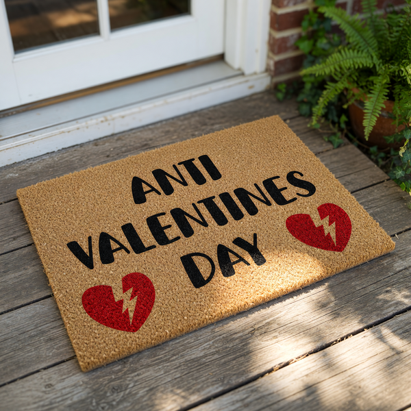 doormat, doormats, funny doormat, funny doormats, welcome mat, door mat, Gift For Her, Anti Valentines Day, valentines day gift, anti valentine gift, Valentines Doormat, Outside Porch Decor, Cute Welcome Rug