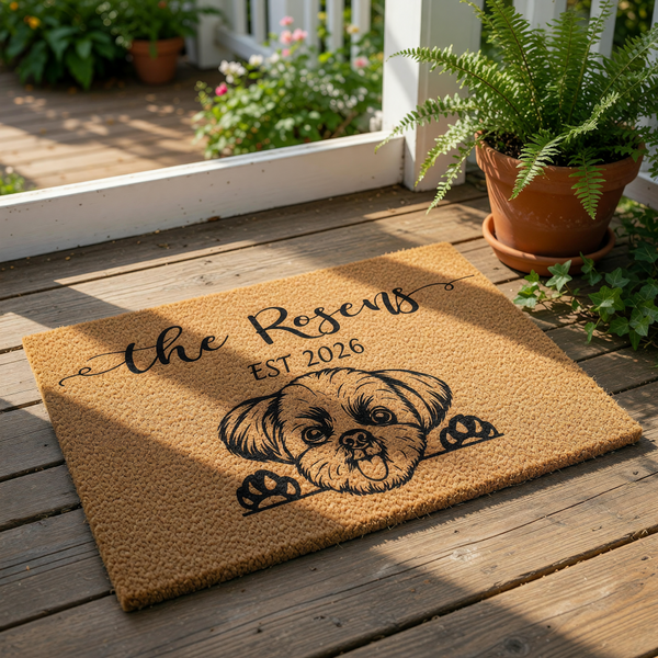 doormat, doormats, funny doormat, funny doormats, welcome mat, door mat, Housewarming Gift, dog lover gift, Custom Doormat, personalized doormat, custom dog doormat, dog mom gift, personalized dog mat