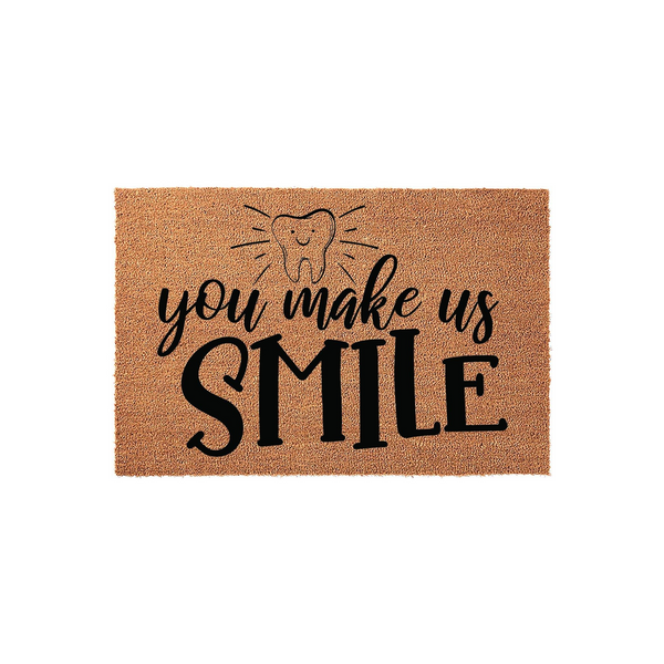 You Make Us Smile Doormat