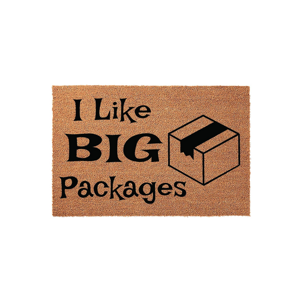 I Like Big Packages Doormat