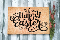Happy Easter Holiday Welcome Mat
