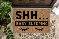 Shh Baby Sleeping Doormat