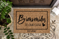 Bienvenidos to Our Casa Doormat
