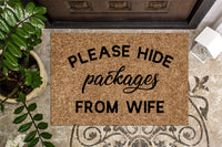 Please Hide Packages from Wife