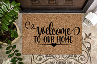 Welcome to Our Home Doormat