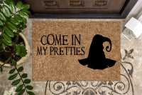Come In My Pretties Halloween Doormat