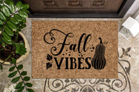Fall Vibes Door Mat