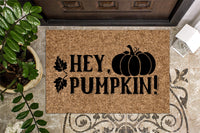 Hey Pumpkin Fall Door Mat