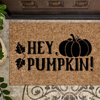 Hey Pumpkin Fall Door Mat