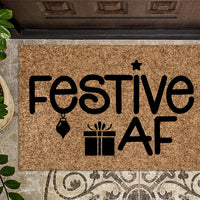 Festive AF Christmas Doormat