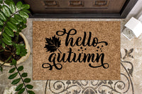 Hello Autumn Door Mat
