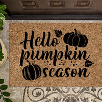 Hello Pumpkin Season Fall Doormat