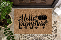 Hello Pumpkin Door Mat