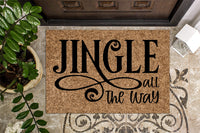 Jingle All The Way Christmas Doormat