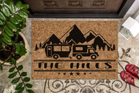 Camping Gift | Camping Welcome Mat | Custom Door Mat | Personalized Doormat | Camper Decor | Camper Doormat | Happy Camper | Cute | Family