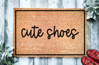 Cute Shoes | Funny Doormat | Housewarming Gift | Custom Doormat Closing Gift | Welcome Doormat | Front Door | Funny Door Mat Gift