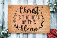 Christ Is The Head of This Home | Religious Doormat | Welcome Mat | Door Mat | Christian | Welcome Mat | Closing Gift | Housewarming Gift