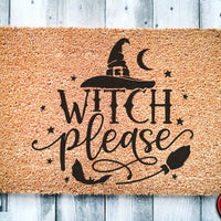 Witch Please Door Mat | Funny Doormat | Welcome Mat | Halloween Decor | Funny Door Mat | Home Doormat | Halloween Mat