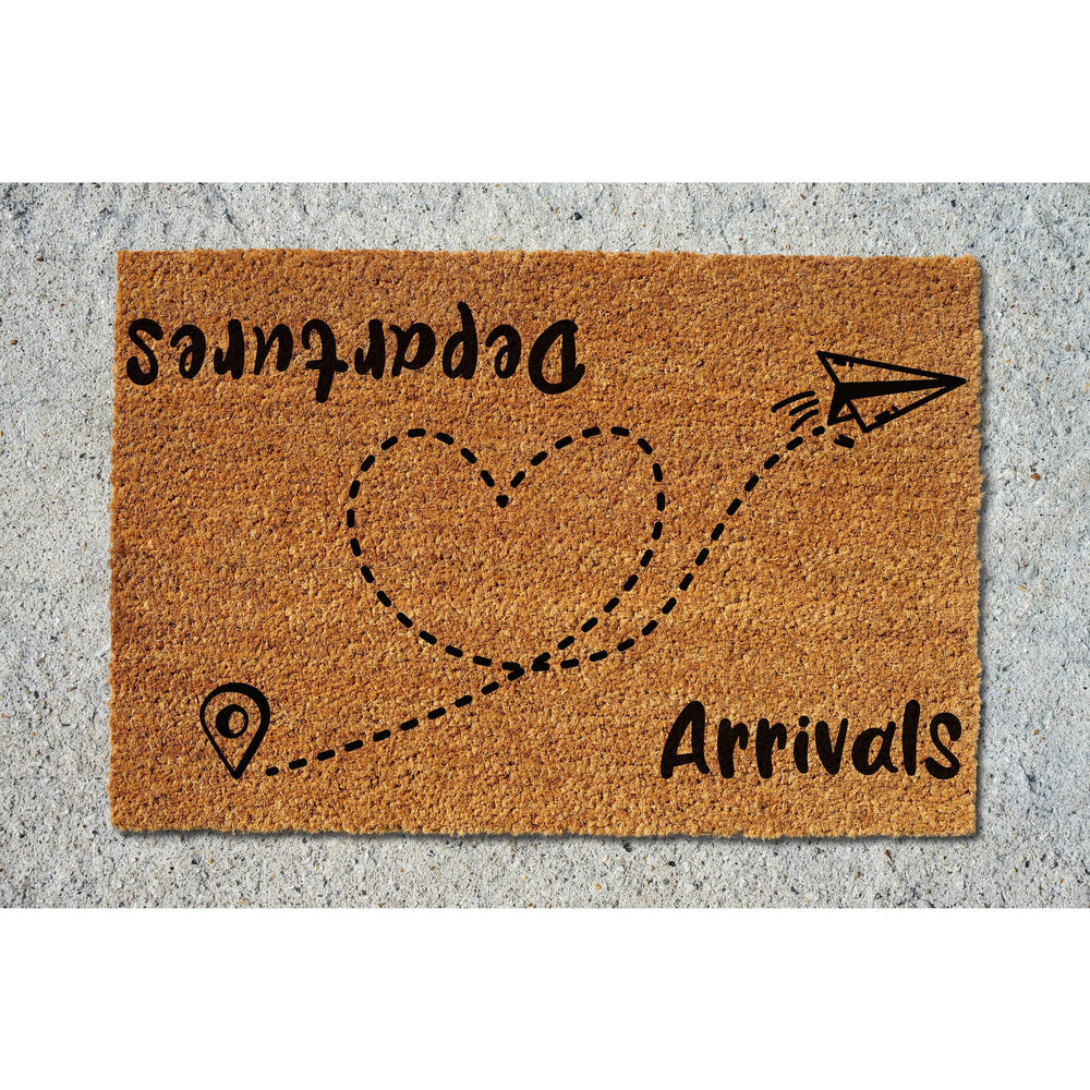 Doormat Arrivals, Departures Rug Funny Mat First House Gift Outdoor Decor Welcome Mat Gift For Doormat Outdoor House Warming Gift 5328zz