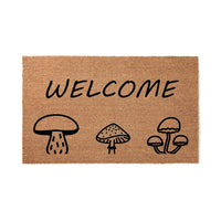 Doormat Welcome Mushrooms Welcome Mat Funny Doormat Rug Doormats Home Gift Door Mat Farmhouse Out Door Home Decor Front Porch 5125zz - Made in Florida
