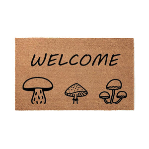 Doormat Welcome Mushrooms Welcome Mat Funny Doormat Rug Doormats Home Gift Door Mat Farmhouse Out Door Home Decor Front Porch 5125zz - Made in Florida