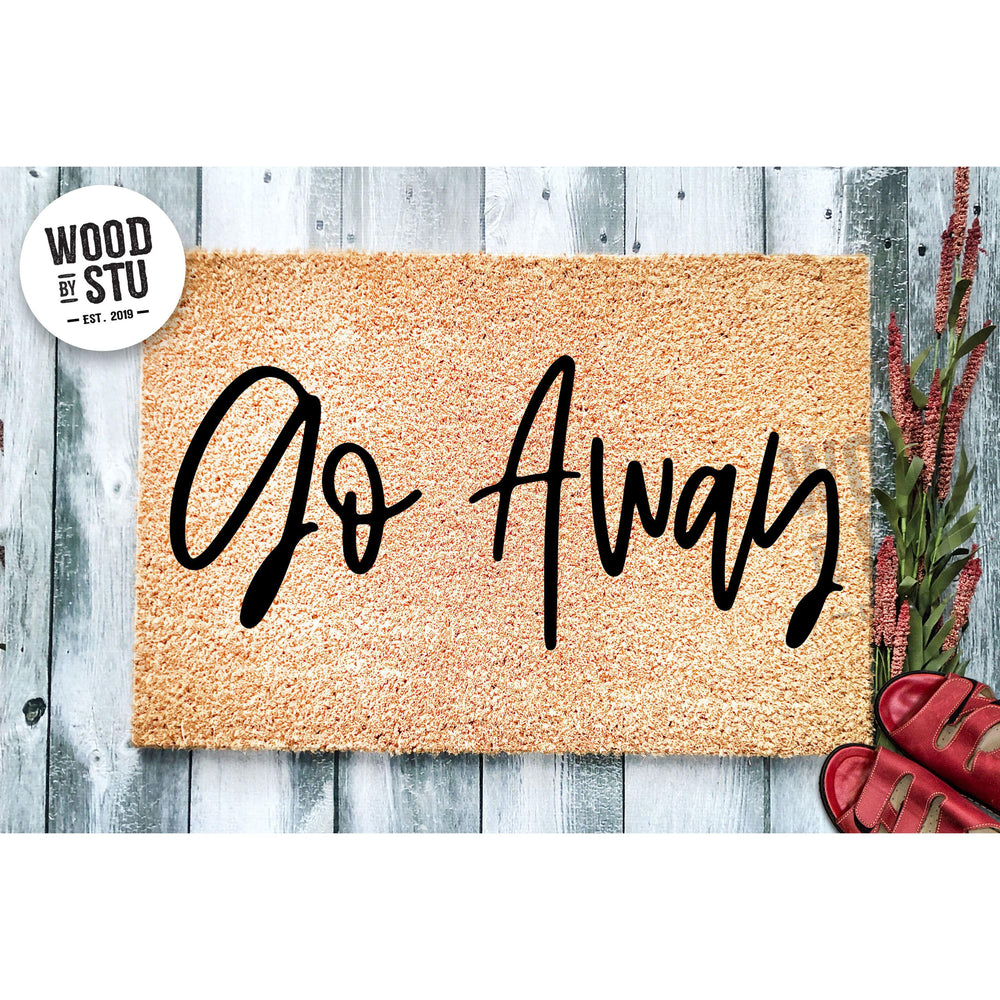 Doormat Go Away  Coir Mat Cute Doormat Outdoor Doormat Funny Gift First House Gift Welcome Mat Funny 4108zz