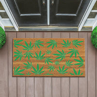 Weed 420 Welcome Mat Funny Doormat Front Porch Rug Door Mat Cute Funny Mat Home Decor First House Gift MJ 5036**
