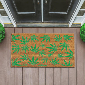 Weed 420 Welcome Mat Funny Doormat Front Porch Rug Door Mat Cute Funny Mat Home Decor First House Gift MJ 5036**