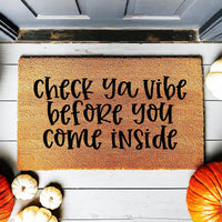 Doormat All Solicitors Will Be Taken To The Train Station - Funny Doormat - Go Away Funny Doormat Welcome Mat Funny No Soliciting 1862zz