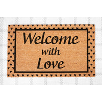 Doormat Doormat Welcome With Love Welcome Mat Funny Doormat House Warming Home Decor Out Door Front Porch Cute Doormat 5323zz
