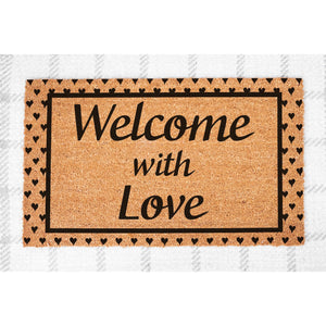 Doormat Doormat Welcome With Love Welcome Mat Funny Doormat House Warming Home Decor Out Door Front Porch Cute Doormat 5323zz