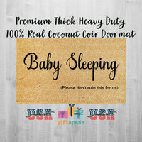 Doormat Baby Sleeping Please Don't Ruin It For Us Funny Doormat New Parents Gift Baby Shower Cute Doormat Home Decor Front Door Mom 3233zz
