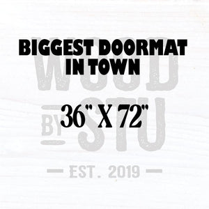 Doormat Welcome To The Jungle - Gift For Mom Plant Decor Shower Gift Funny Door Mat Cute Doormat Front Porch 4040zz