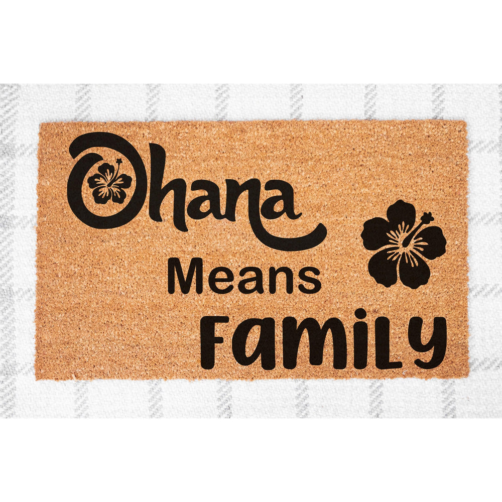 Doormat Ohana Means Family Welcome Mat Funny Doormat Door Mat Front Porch Outdoor Outside Doormat Rug Home Gift Doormats Housewarming 5234zz