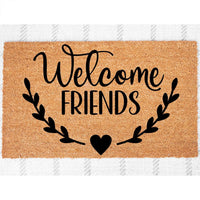 Doormat Welcome Friends - Welcome Mat Funny Mat Door Mat Doormats Coir Mat Home Gifts Front Door Mat Gift For Him Gifts For Him Love 3141zz
