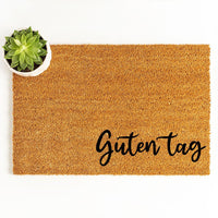 Doormat Gutentag German - Door Mat Cute Doormat Doormat Unique Gift Funny Mat Front Door Personalized Gift For Home Doormat House 4154zz
