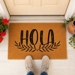 doormat, doormats, funny doormat, funny doormats, welcome mat, door mat, Hola Doormat, housewarming gift, spanish doormat, New Home gift, Spanish Welcome Mat, front door mat, hola welcome mat