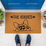 doormat, doormats, funny doormat, funny doormats, welcome mat, door mat, personalized doormat, housewarming gift, custom welcome mat, French Bulldog Gift, custom doormat, frenchie doormat, dog doormat