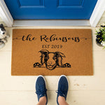 doormat, doormats, funny doormat, funny doormats, welcome mat, door mat, Border Collie gift, Housewarming Gift, personalized doormat, Wedding Gift, new home gift, pet owner gift, custom welcome mat