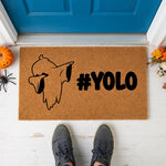 doormat, doormats, funny doormat, funny doormats, welcome mat, door mat, halloween doormat, ghost doormat, fall doormat, front door mat, ghost welcome mat, funny welcome mat, coir doormat