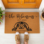 doormat, doormats, funny doormat, funny doormats, welcome mat, door mat, Housewarming Gift, dog lover gift, Custom Doormat, personalized doormat, custom dog doormat, dog mom gift, pet lover gift