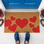 doormat, doormats, funny doormat, funny doormats, welcome mat, door mat, Heart Doormat, cute doormat, valentines doormat, front door mat, love doormat, Welcome Doormat, coir doormat